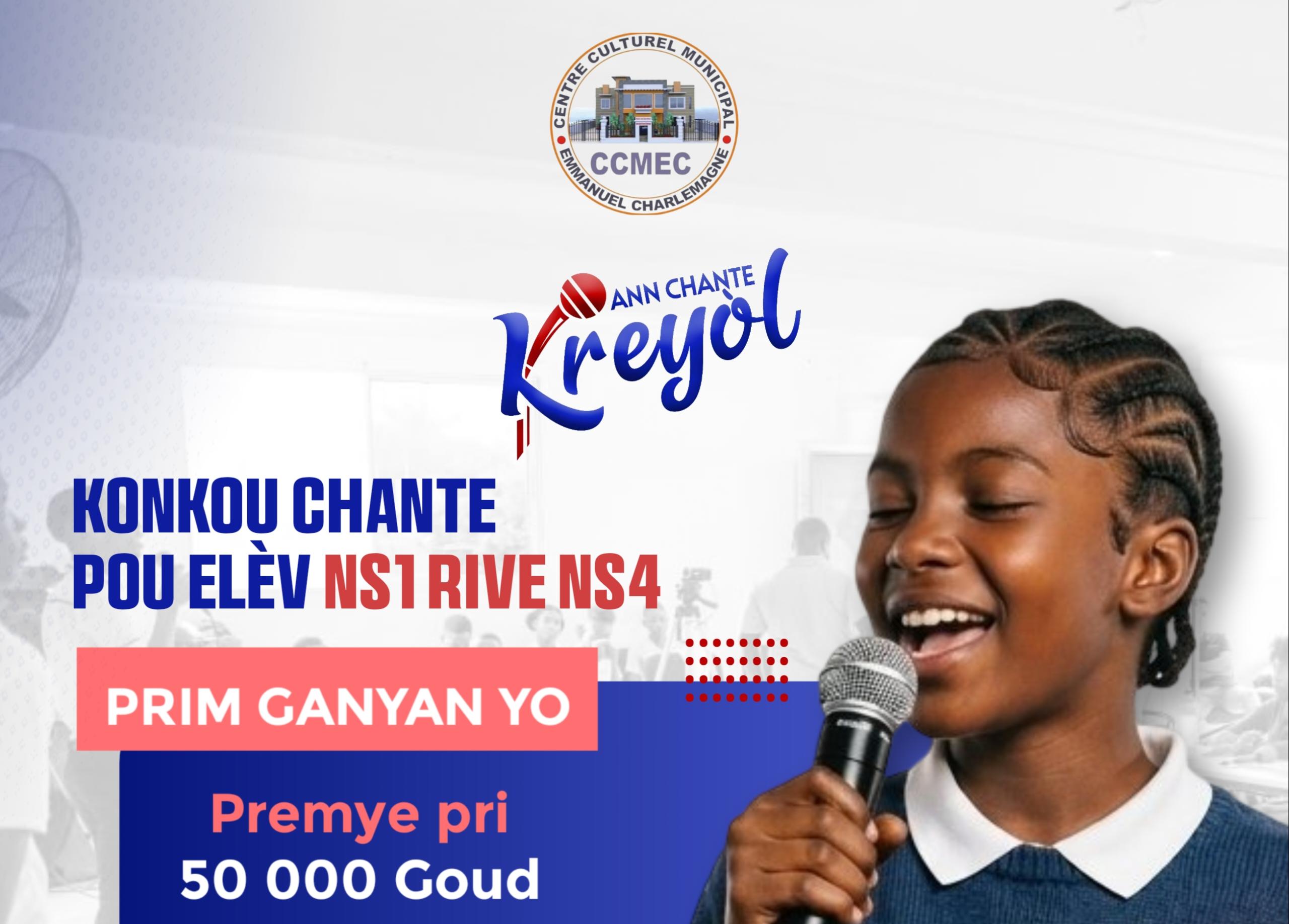 Ann chante Kreyòl: yon tribin pou jèn yo Briye nan lang manman yo