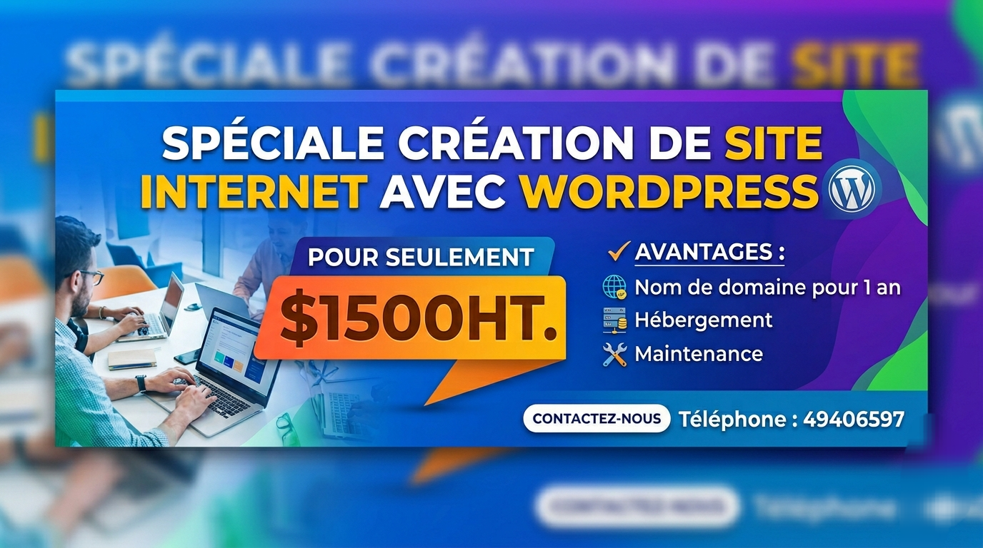 Spéciale création de site internet avec WordPress 
