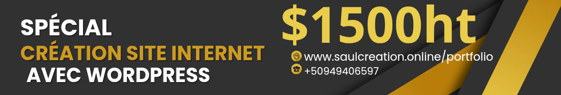 Spécial création Site internet